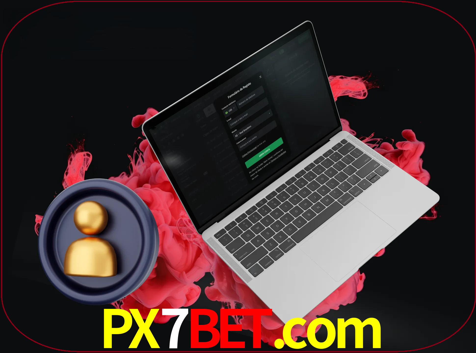 No cabeçalho do site px7bet, clique no botão que o levará a um formulário especial onde terá de introduzir as suas informações actuais.
