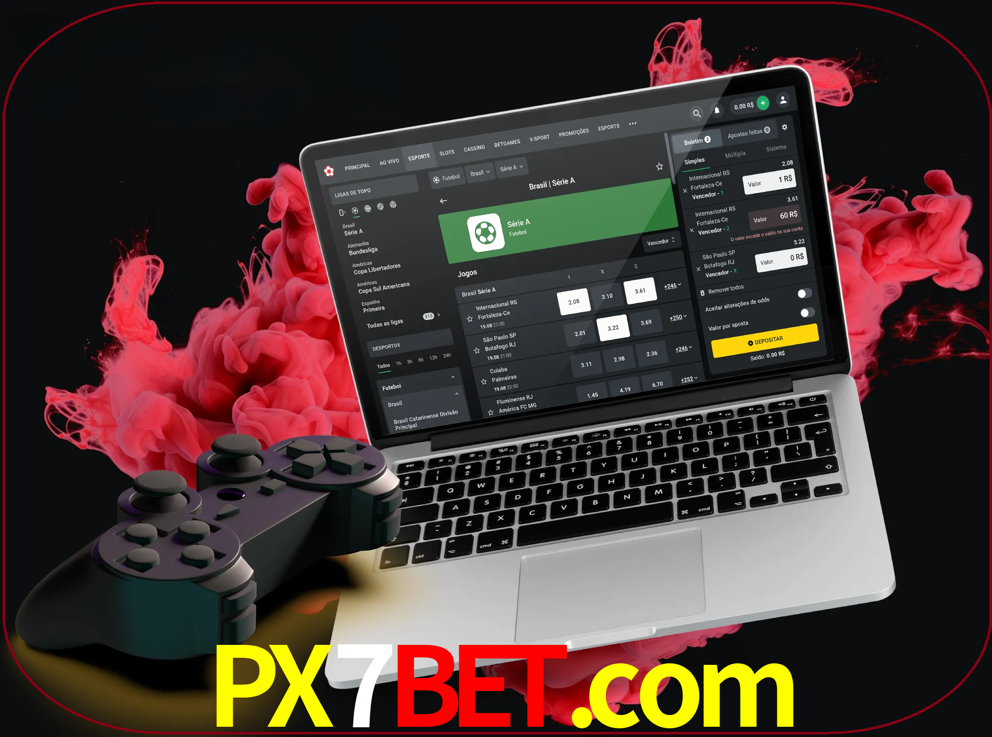 Visite a secção especial de jogos de vídeo em px7bet para descobrir em que jogos pode apostar e ganhar muito dinheiro.