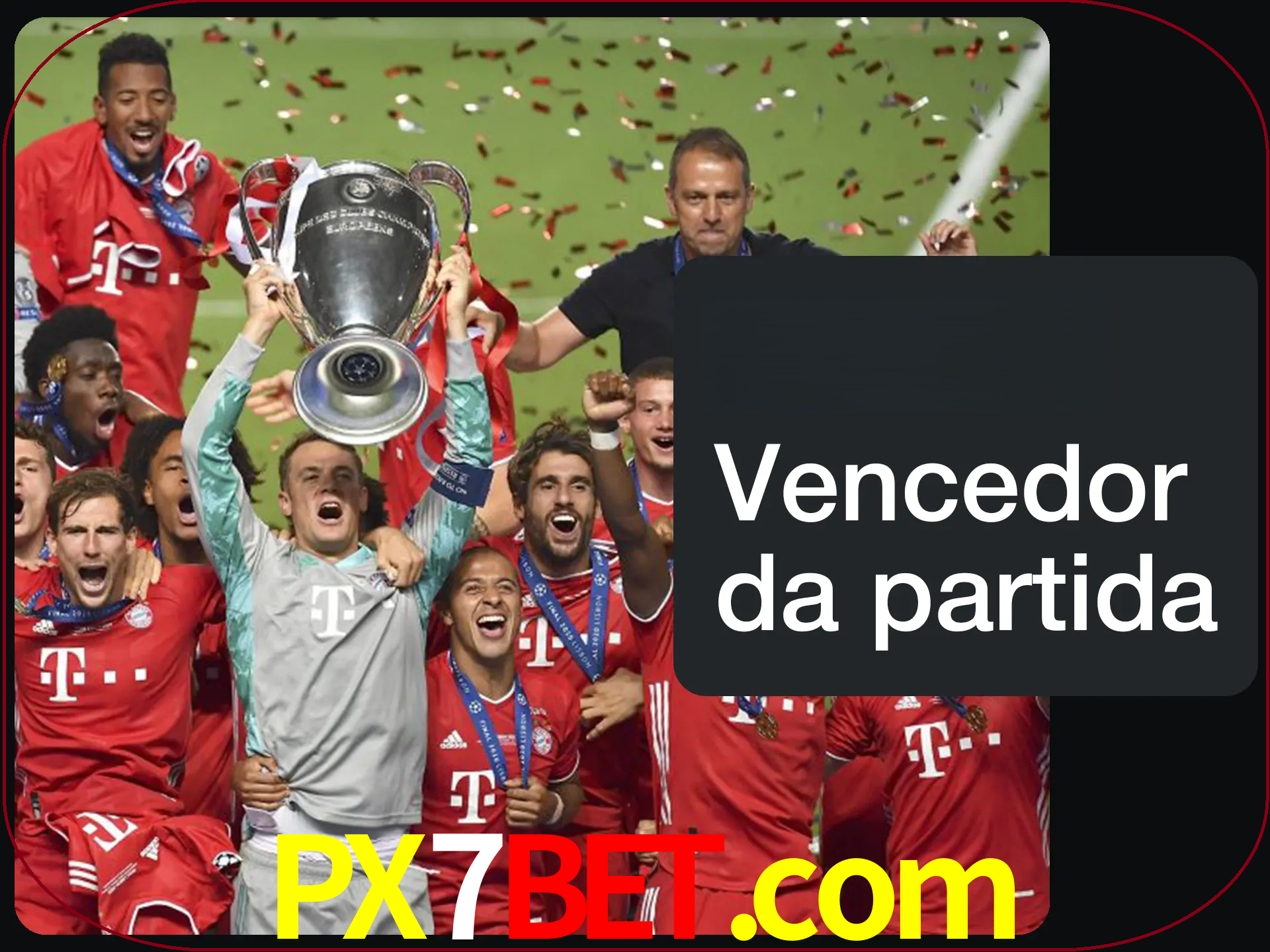 Aposte no vencedor e ganhe uma grande quantia de dinheiro.