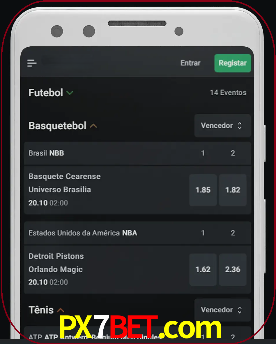 Aposte e assista aos esportes em formato ao vivo.