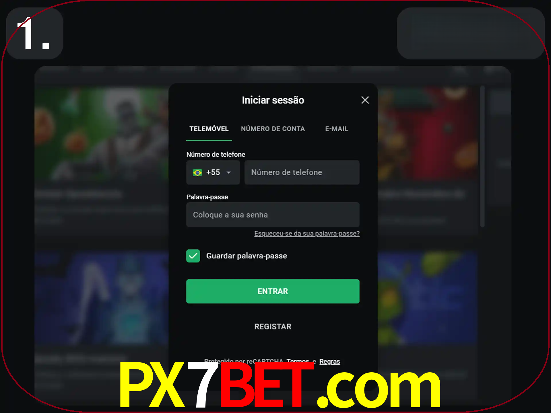 Acesse o site.