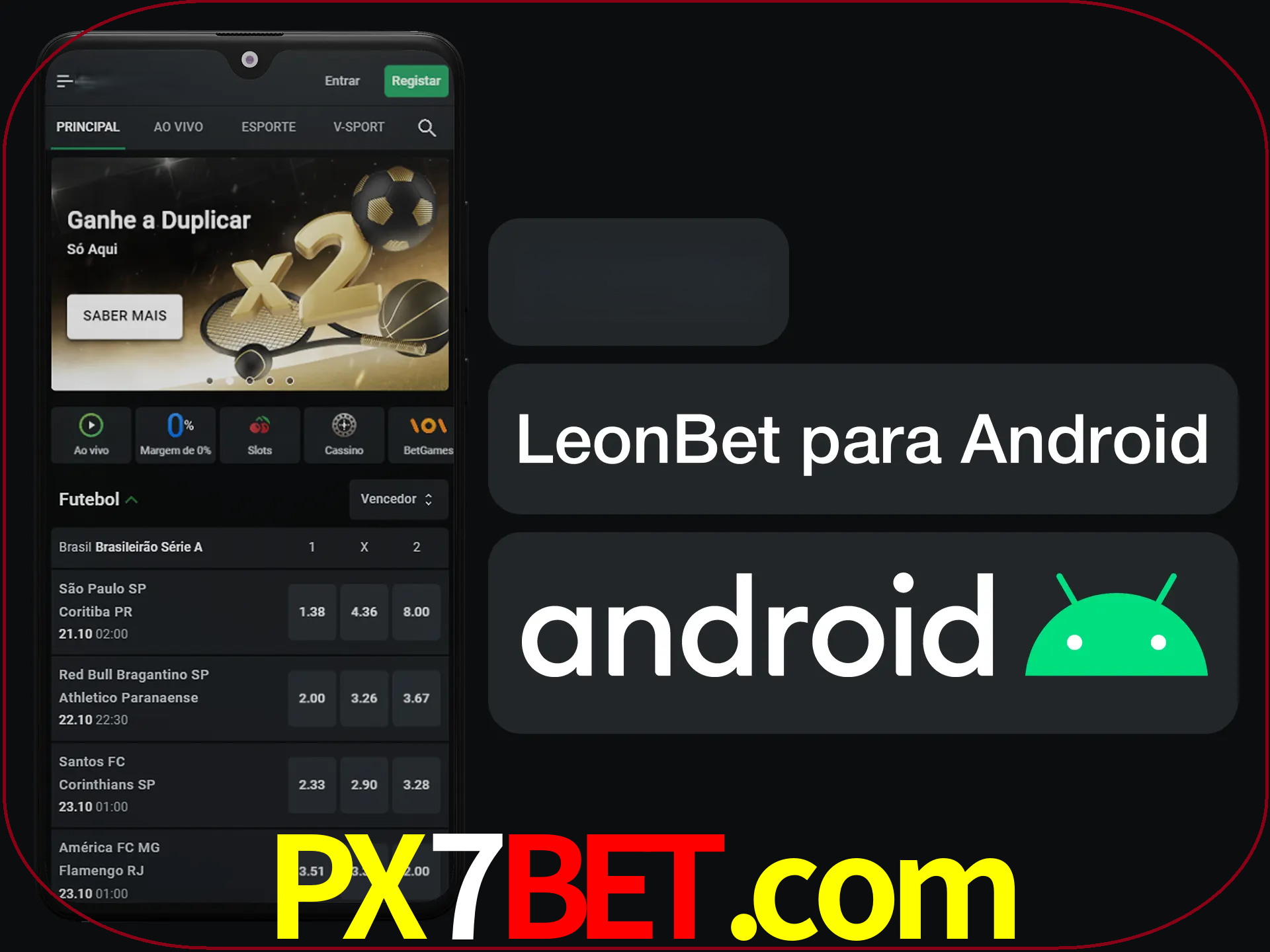 Adquira sua versão poket de LeonBet.