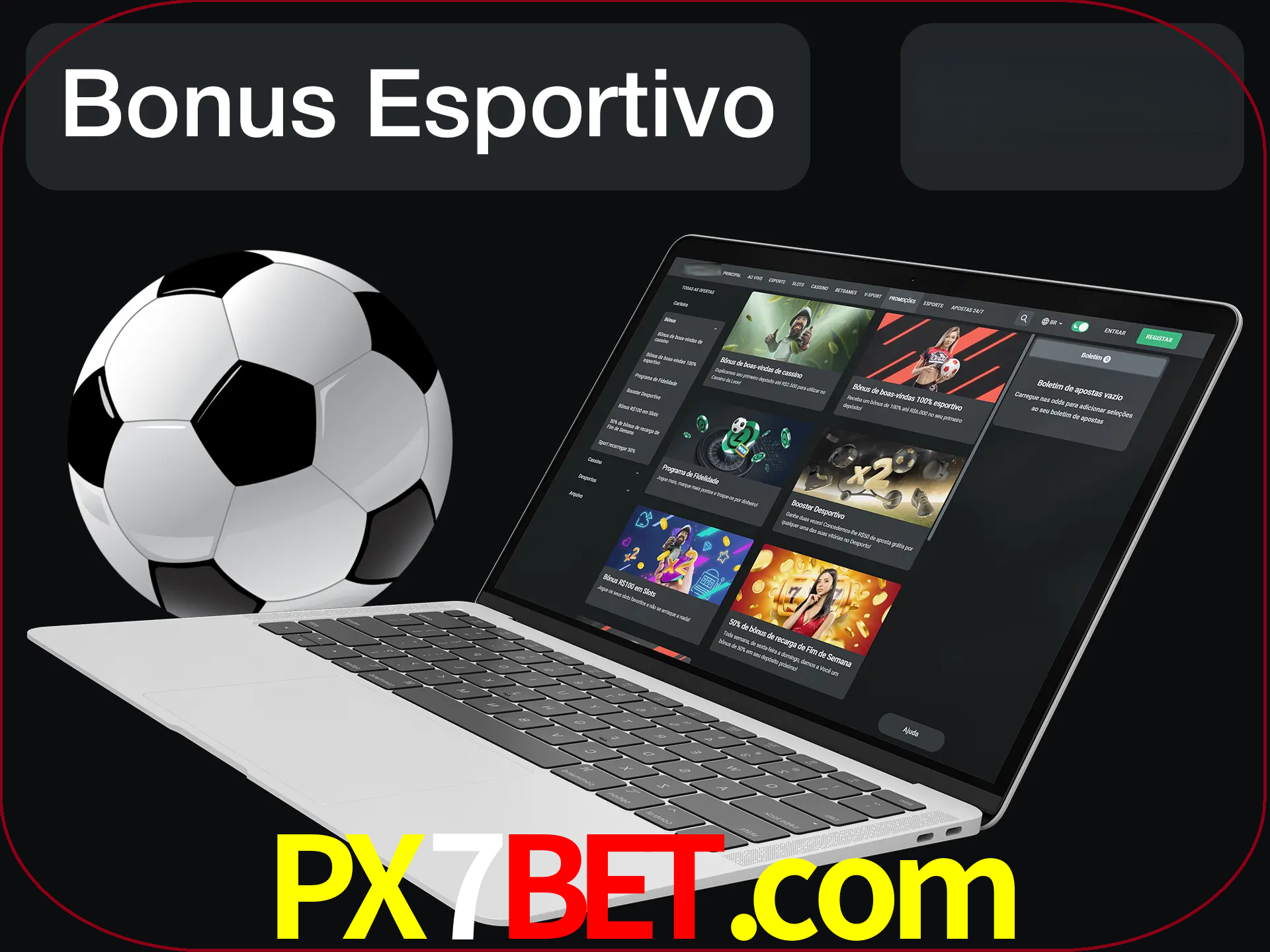 Antes de começar a apostar, use o bônus esportivo.