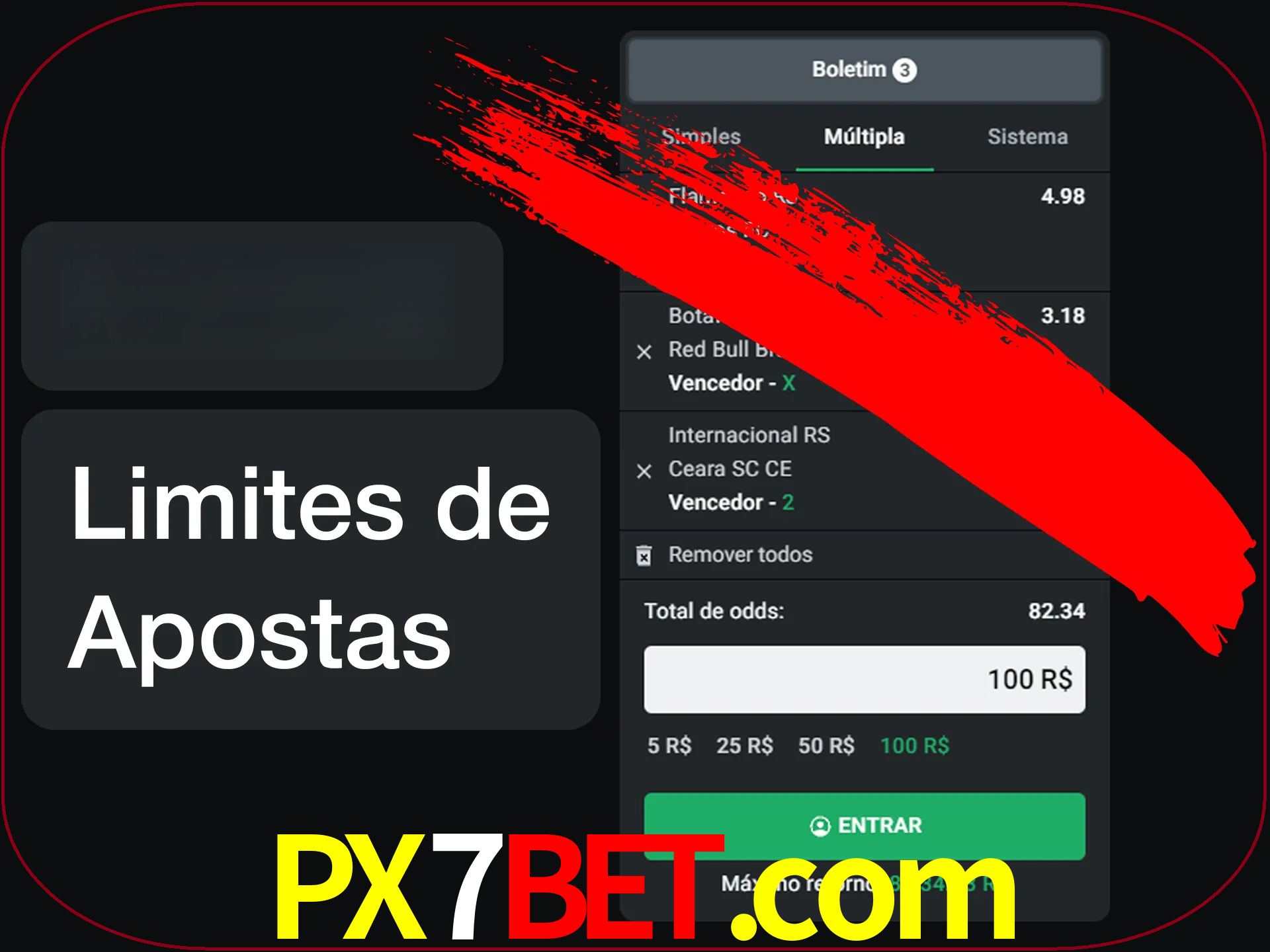 Não faça apostas loucas.